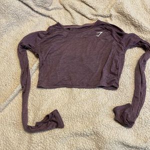 gymshark long sleeve crop top